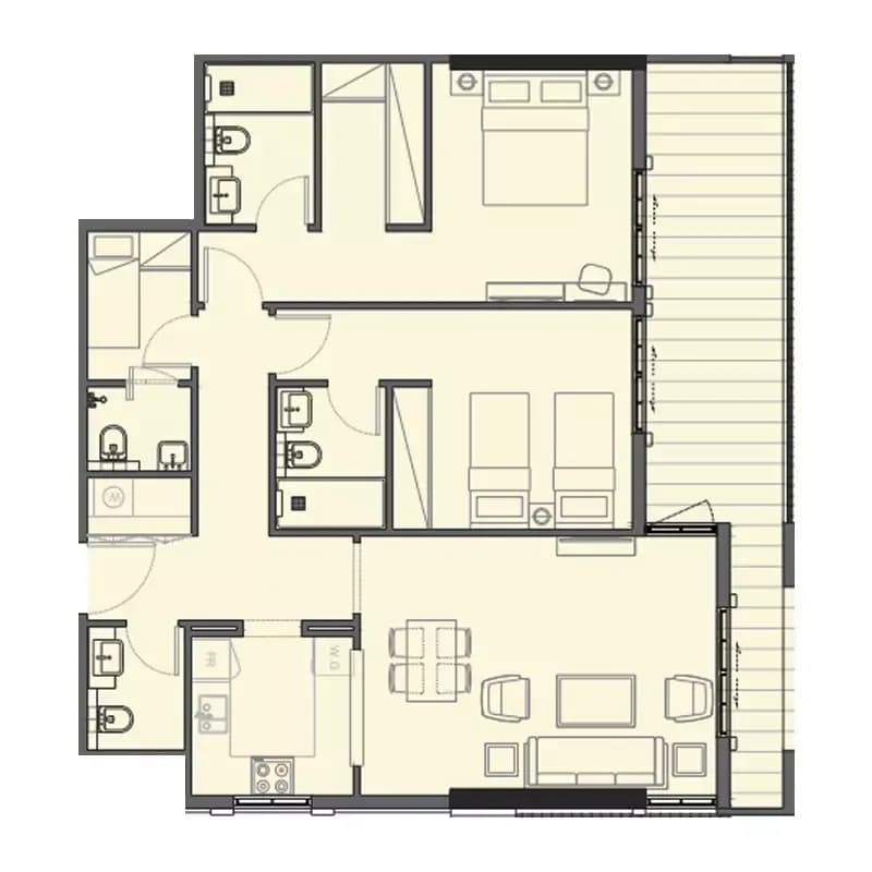 2 Bedroom Apartment