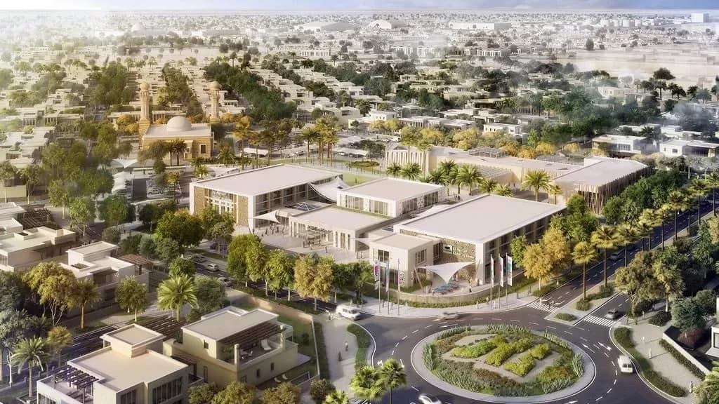 Khalifa City villa suburb near Zayed International Airport, Abu Dhabi