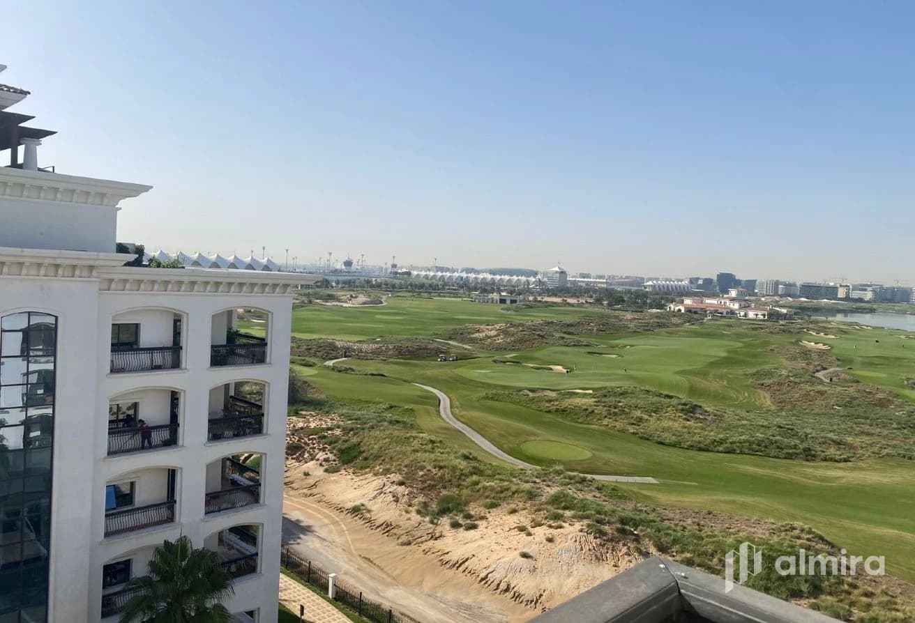 Golf and Sea View | Unfurnished | 3BR+Maid