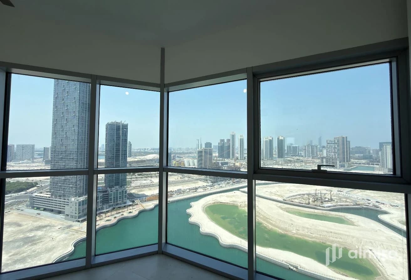 Full Canal View | High Floor | Vacant | Balcony
