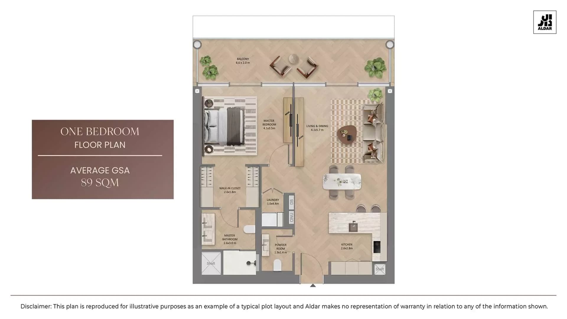 1 Bedroom Apartment